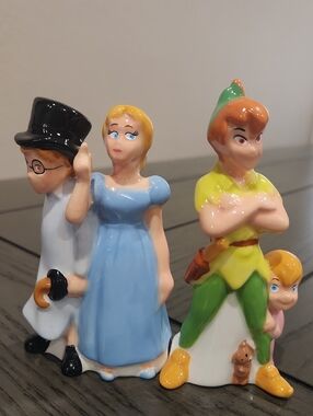 Disney Peter Pan Ceramic Salt and Papper Shaker Set